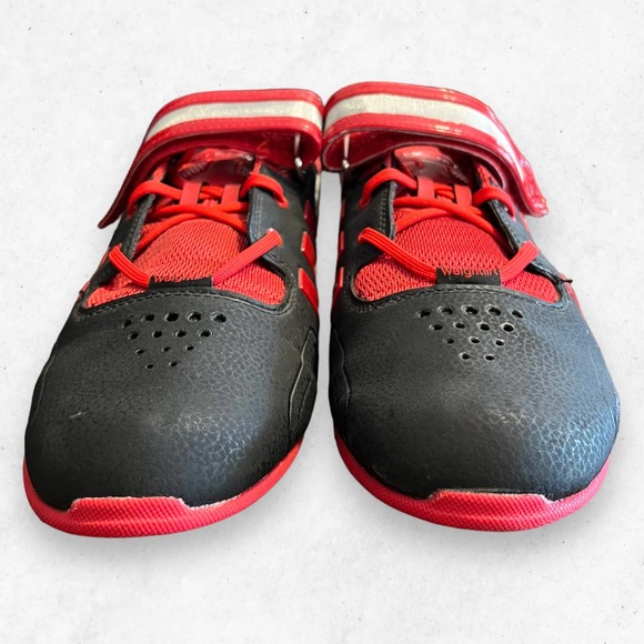 Adidas Adipower Weightlifting Torsion‎ Black Red Metallic Shoes Size Men\'s US 15 main image 6